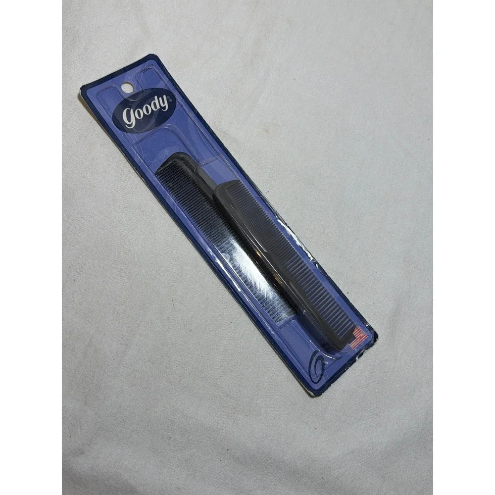 Vintage Goody Unbreakable Pocket Combs 2 Pack Black Made in USA 1999 New 00639